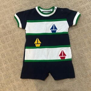 Florence Eiseman Boys Knit Shortall